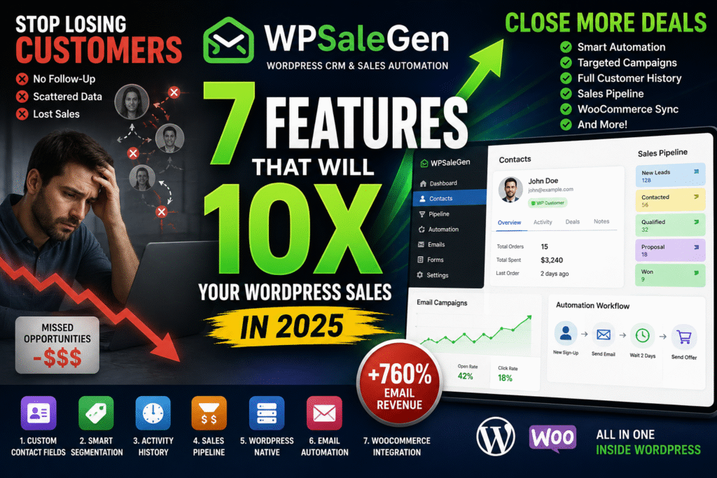 Stop Losing Customers: 7 WPSaleGen Features That Will 10x Your WordPress Sales in 2025 - ddadf914 9398 47ca a0f0 852de0829d6b